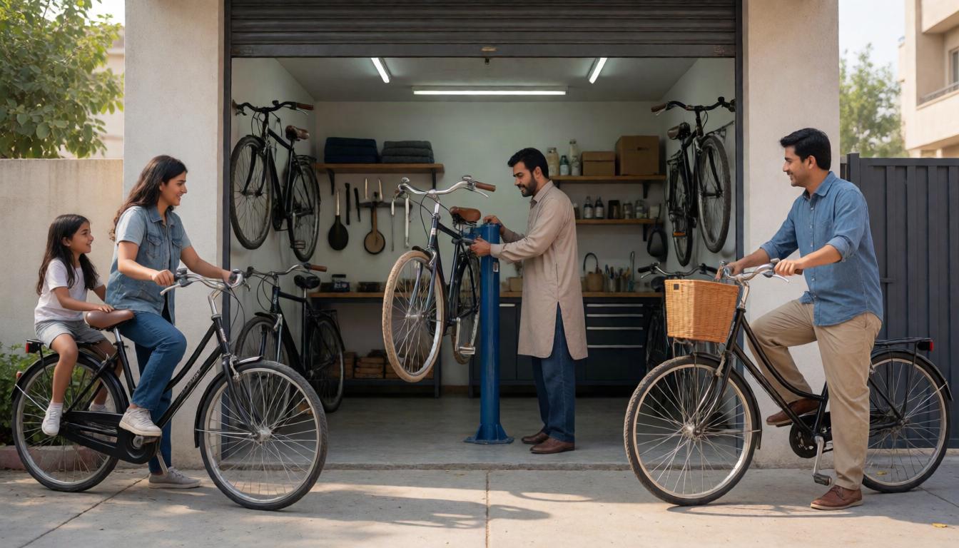 Bicycle servicing done with care